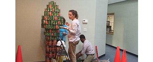 NH Food Bank 2016 Canstruction Competition