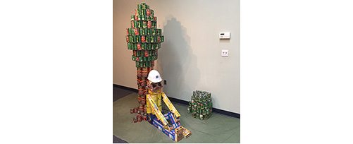 NH Food Bank 2016 Canstruction Competition