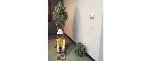 NH Food Bank 2016 Canstruction Competition