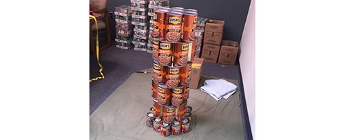 NH Food Bank 2016 Canstruction Competition