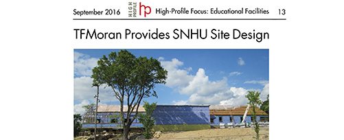 TFMoran provides site/civil for SNHU Welcome Center in Hooksett, NH