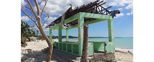 Haiti - Damaged Building at Port Salut
