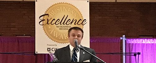 TFMoran's Dylan Cruess, NHBR Business Excellence Award Winner