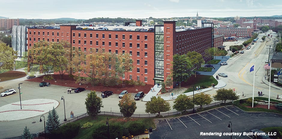 SNHU Millyard Parking Garage, Downtown Manchester, NH