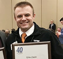 TFMoran’s COO, Dylan Cruess, one of 40 honored at Union Leader Awards Night