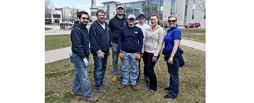 Adopt-a-Block 2018 downtown Manchester