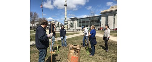 Adopt-a-Block 2018 downtown Manchester