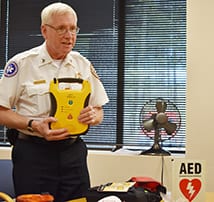 Thanks to NH Bureau of EMS, Bill Wood for the AED demonstration