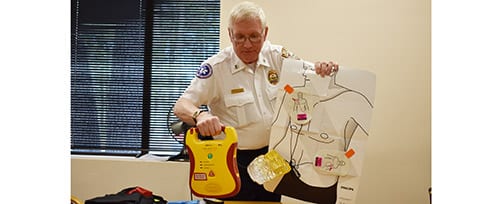 AED Demonstration at TFMoran