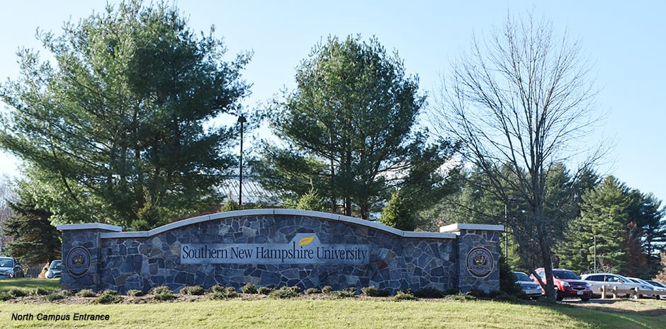 SNHU North Campus Entrance Signage