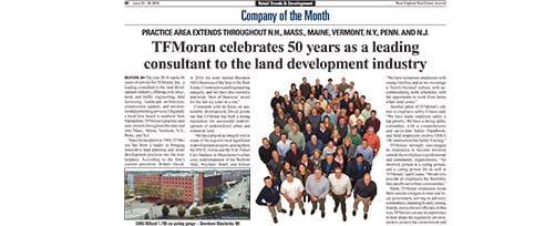 TFMoran NE RE Journal's Company of the Month June 2018