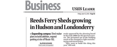 Reeds Ferry Sheds Expansion