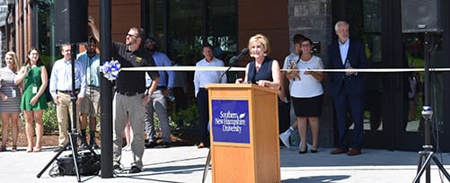 SNHU Ribbon Cutting for Kingston Hall