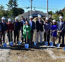 October ground breaking event held for Franklin Savings Bank in Goffstown, NH