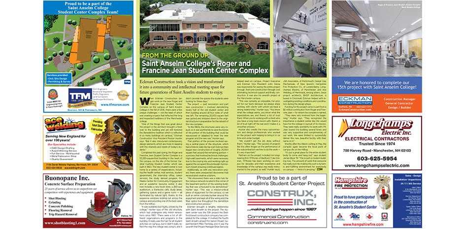 NHBR From the Ground Up: Saint Anselm College Student Center Complex