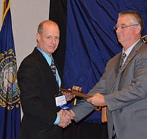 Corey Colwell sworn in as 2019 NHLSA President