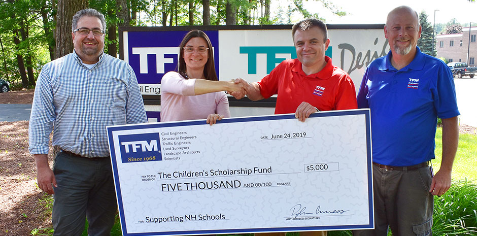 TFMoran donates to Children's Scholarship Fund