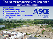TFMoran’s Woodmont Commons project featured on the cover of “The New Hampshire Civil Engineer” April issue