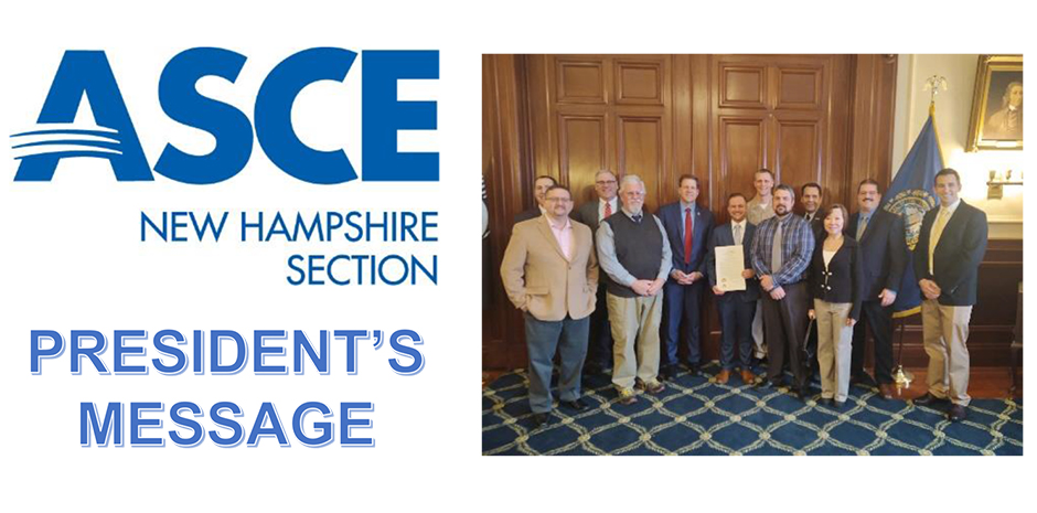 Jeremy Belanger on ASCE-NH Cover of March Newsletter