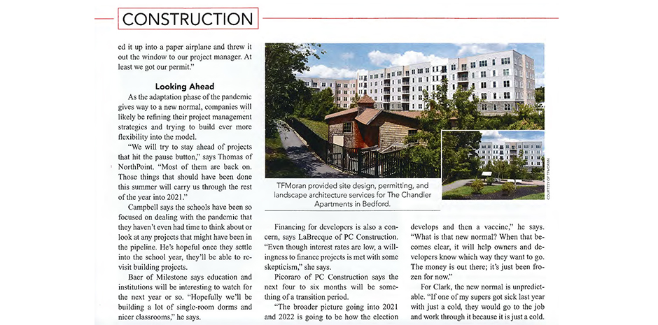 BusinessNH Magazine Construction in the Age of COVID