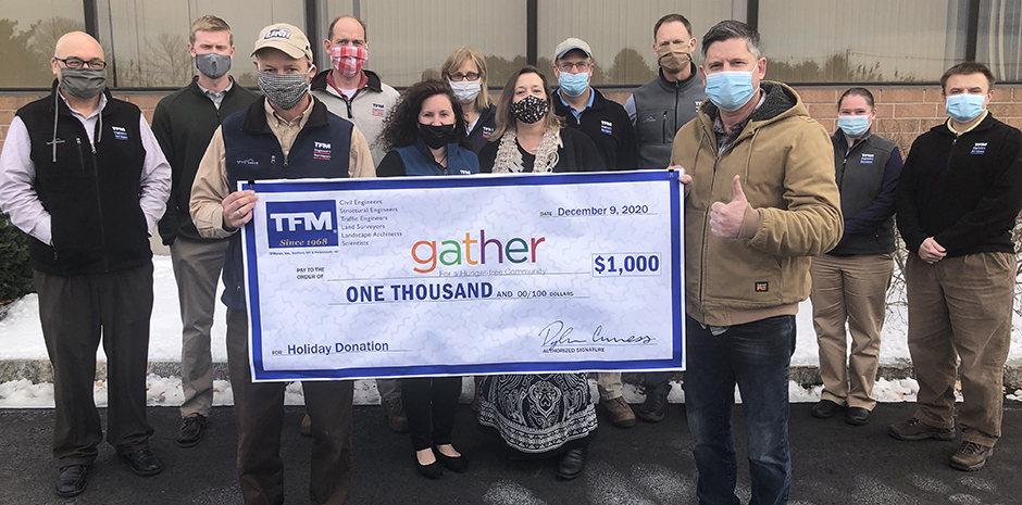 TFMoran Portsmouth donates to Gather food bank