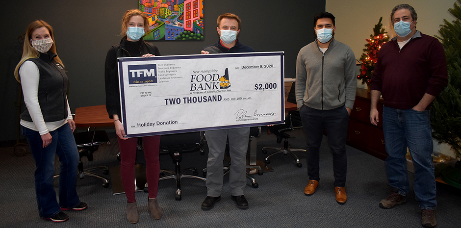 TFMoran donates to NH Food Bank