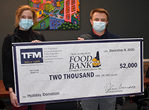 TFMoran gives $3,000 to help with NH hunger during the Holidays
