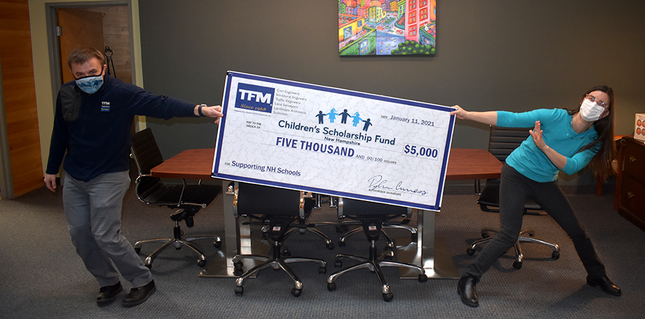 TFMoran donates to NH Children's Scholarship Fund
