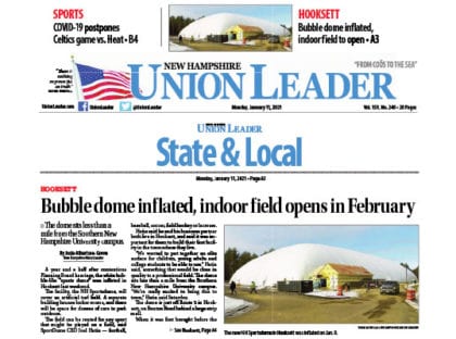 TFMoran Project NH Sportsdome Featured in the Union Leader