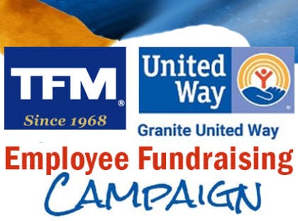 TFMoran Employee Fundraising Campaign Raises over $2,000 for Granite United Way