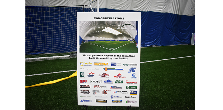 NH Sportsdome Hooksett Ribbon Cutting 3-1-21