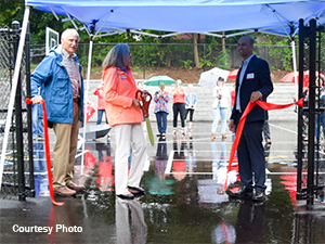 TFMoran attends Girls Inc. Ribbon-Cutting for Renovated Play Area