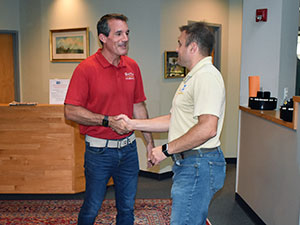 US Senate Candidate Kevin Smith visits TFMoran Bedford Office