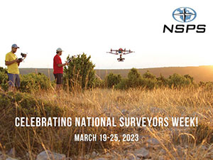Celebrating National Surveyors Week! March 19-25, 2023