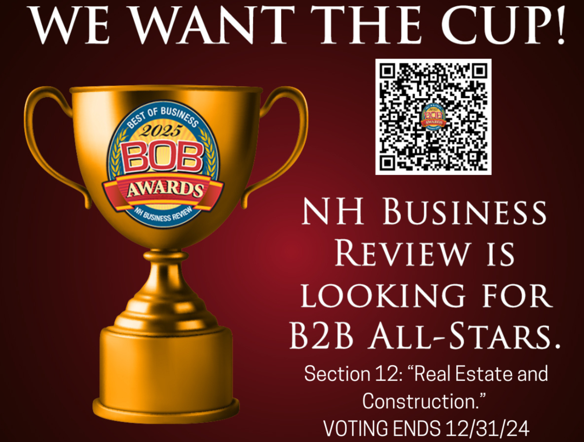 2025 BOB Awards VOTING is Now Open!