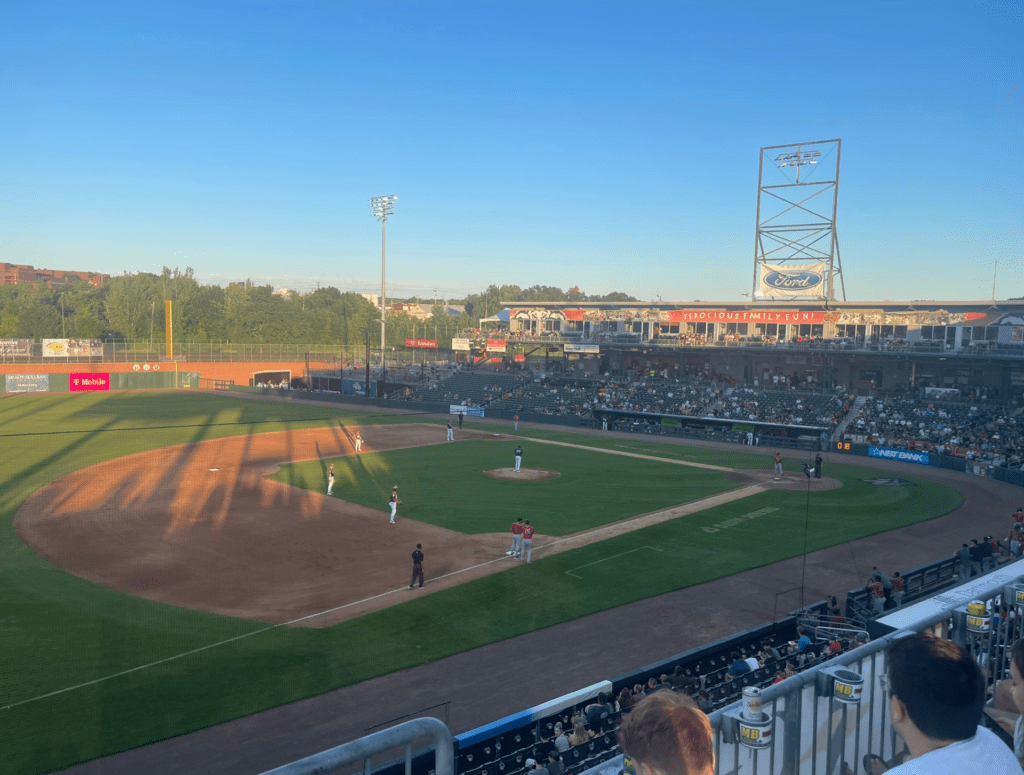 TFMoran and Family Enjoys a Night at the NH Fisher Cats! TFMoran